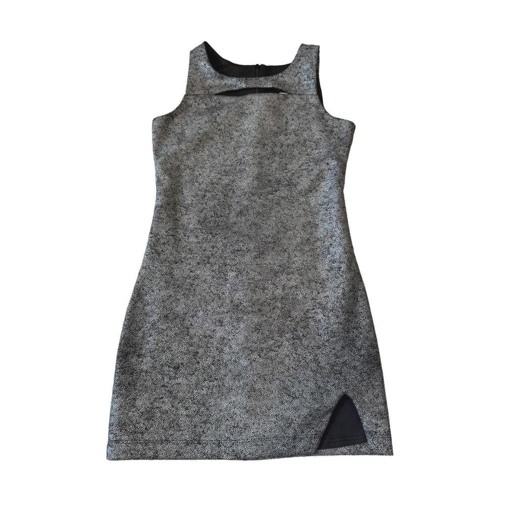 By Debra Black & Silver Sparkle Keyhole Sheath Dress Size Small (8-10)‎